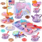 Toy Set for Girl Tea Party Set for Kids Princess Tea Pretend Toy Kids Kitchen