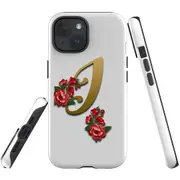 For iPhone 15 Case, Shielding Cover, Letter I