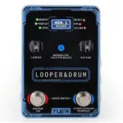 YUER XS-04 Looper Drum Electric Guitar Pedal Phrase Loops＆Drum Machine