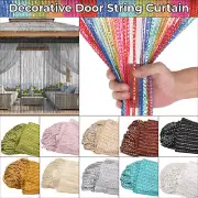 HANGING STRING CURTAINS PATIO DOOR FLY SCREEN ROOM DIVIDER WINDOW FRINGE CURTAIN