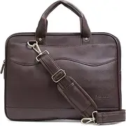 [Pramadda Pure Luxury] Elegant Faux Leather Office Messenger File Bag For Men Women | Laptop Bag 15.6 Inch Hp Macbook Air Pro | Briefcase Shoulder Bag | Corporate Gift Item.
