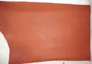11.5"x16" Heavy Duty Brown Buffalo Leather Scrap avg 1.6mm thick #1703