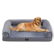 Petzly Dog Bed Memory Foam Calming Bed Orthopedic Sofa Washable Removable XX Large