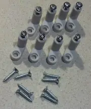 12 ea PCB feet with #6 5/8" self tapping screw for 60 in 1 PCB, jamma game board