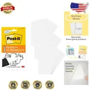 Transform Any Space with 3-Pack Dry Erase Sheets, 7 in x 11.3 in - Clean Remarks