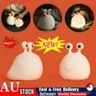 Silicone Slug Smart Touch Sensor Night Light Bedroom Tabletop Lamp Timer BY