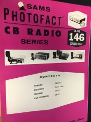 SAMS PHOTOFACT CB RADIO CB-146 CONVOY LAFAYETTE MIDLAND RAY JEFFERSON NOS