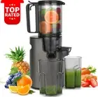 Slow Masticating Juicer Cold Press 250W Wide Mouth Quiet Motor Juice Extractor