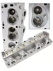 FORD FE ALUMINIUM CYL HEADS BARE 170CC IN 72CC CHAMBER COMPLETE SET