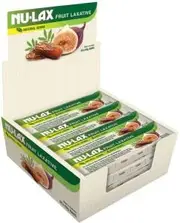 NU-LAX Bar Fruit Laxative with Natural Senna 40g x 20 Display