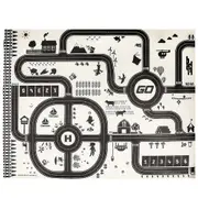 Kids Play Mat City Road Buildings Parking Map Game Scene Map Education
