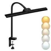 LED Desk Lamp with Clamp, Eye-Caring Desk Light, 20W Architect Desk Lamp for ...