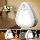 LED Human Body Induction Lamp Smart Home Bedroom Bathroom Corridor Wireless