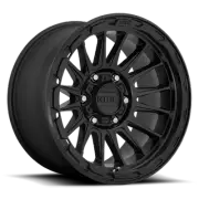 17x8 KMC KM542 IMPACT Satin Black Wheel 5 Lug BLANK (38mm) (for: Volvo)
