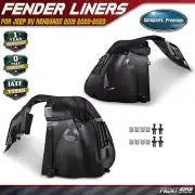 2x Front Inner Fender Liners with Insulation Foam for Jeep BV Renegade 2019-2023