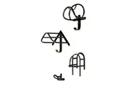 Stubbs Harness Rack Set S21S (Black) (One Size)