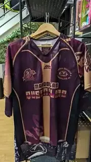L QLD Maroons Maroonland Border Security T Shirt