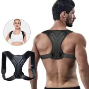 KALOAD Adjustable Back Shoulder Posture Corrector Belt Clavicle Spine Support for Home Office Sport Upper Back Neck Brac