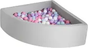 TRENDBOX Ball Pit Kids Ball Pit Memory Foam Ball Pit Fan-Shape Ball Pits for ...