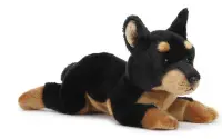 在飛比找Yahoo!奇摩拍賣優惠-日本進口 好品質 限量品 可愛又柔順 黑色 杜賓犬 小狗狗 