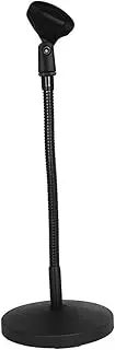CLISPEED Adjustable Desktop Mic Stand for Home Office Sturdy Metal Microphone Stand with Clip Compact Design for Gaming and Streaming Height Adjustable and Stable Support
