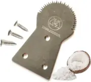 Dolphin Shop, Coconut Scraper Grater Stainless Steel Shredder Serrated Grinder B