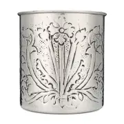 Old Dutch International Embossed jumbo tool caddy, Stainless Steel – 4Qt, “Art