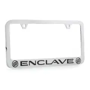Buick Enclave 2012 - 2016 logos Chrome Plated Brass License Plate Frame Holder