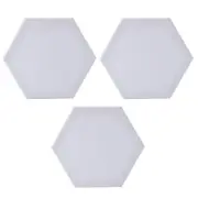 3 Pcs canvas board Hexagon Art Painting Panel Acrylic Painting Pad