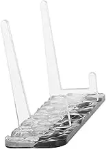 ULTECHNOVO Acrylic Water Ripple Display Stand for Beauty Items Multifunctional Desktop Easel for Cards and Standees Compact Holder for Offices and Exhibitions Stylish and Portable