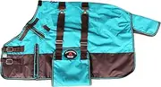CHALLENGER 42" 1200D Miniature Weanling Donkey Pony Horse Foal Winter Blanket Teal 51937B
