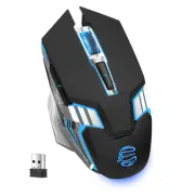 Bluetooth Mouse, Rechargeable USB Wireless and BT5.0/3.0 Dual Mode Mouse with...
