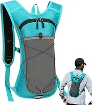 Running Water Backpack - Hydration Backpacks | with Reflective Strips Lightweight Adjustable Nylon Reservoir Outdoor Gear for Hunting Trail Camping Motorcycle