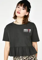 [Volcom] Call Me Frilly Short Sleeve Tee