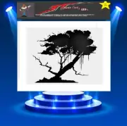 2pc OAK TREE Stencil Large Template Airbrush Paint #26
