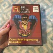 NEW* Comic Book Superheroes Unmasked (DVD) A&E, The History Channel RARE• OOP