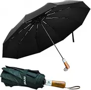 [Jalaal] Compact Travel Umbrella - Windproof, Lightweight, UV Protection, Auto Open/Close - Durable Mini Golf Umbrella for Men & Women - Portable for Outdoor Use
