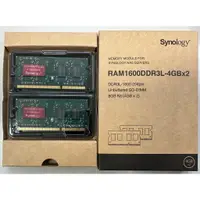 在飛比找蝦皮購物優惠-SYNOLOGY RAM1600DDR3L-4GBX2 兩支