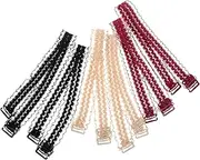 [AKOOSY] Invisible Shoulder Straps 3 Pairs Women's Lace Bra Straps Decorative Bra Extender