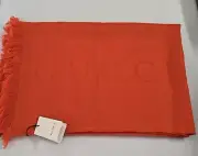New Tags Oversized Gucci Scarf 599437 Orange Wool