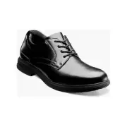Nunn Bush Sherman Plain Toe Oxford Work Shoes Black 84551-001