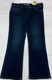 NWT Crazy 8 Bootcut Adjustable Waist Girls Size 10 Plus Denim Jeans Pants