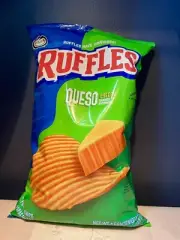 ⚫️ Brand New Exclusive Ruffles Queso Mexican Cheese Flavored Potato Chips 8oz