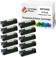 10 Pack Compatible Toner Cartridge for Lexmark 50F3H00 503H (5,000 pages) for Lexmark MS310 MS310D MS310DN MS312 MS312DN MS410 MS410DN MS415 MS415DN MS510 MS510DN MS610 MS610DE MS610DN