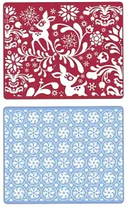 Sizzix Dearly & Frost Emboss 2pk set #657060 Retail $12.99 by BasicGrey