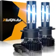 XWQHJW LED High/Low Beam Conversion Kit H7 Bulbs Super Bright 6000K Plug & Play (for: Smart)