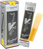 Vandoren CR623 V12 Bass Clarinet Reeds Box of 5, Strength 3