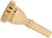 Levemolo CNC Plated 14mm Tuba Mouthpiece Silver Plated Brass Tuba Part for Replacement Accessory