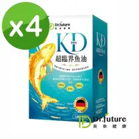 在飛比找momo購物網優惠-【Dr.future長泰】專利KD魚油軟膠囊 4入/組(含O