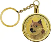 1 Piece 1 oz Gold Extra Removable Keychain Commemorative Gold